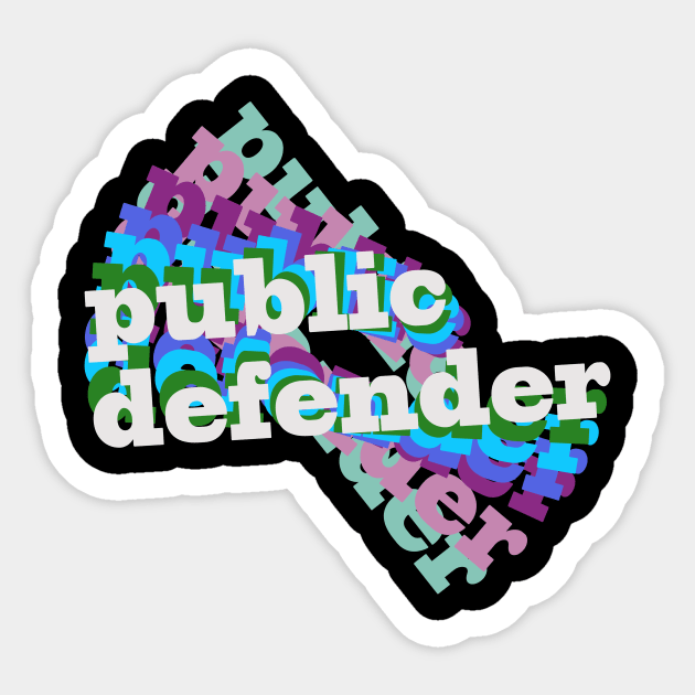 Public Defender Sticker by ericamhf86